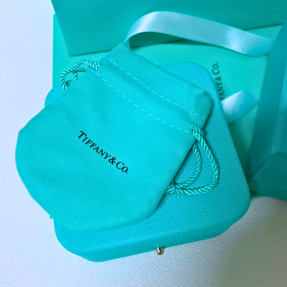Tiffany & Co. Bangle Bracelet Empty Box Set | Authentic Jewelry Presentation Case